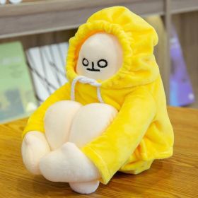 Injured Pillow Banana Man Doll (Option: Yellow Body-18cm)